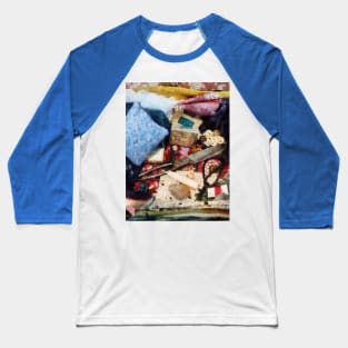 Sewing - Basket of Sewing Supplies Baseball T-Shirt